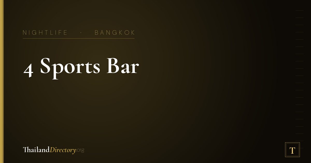 4 Sports Bar