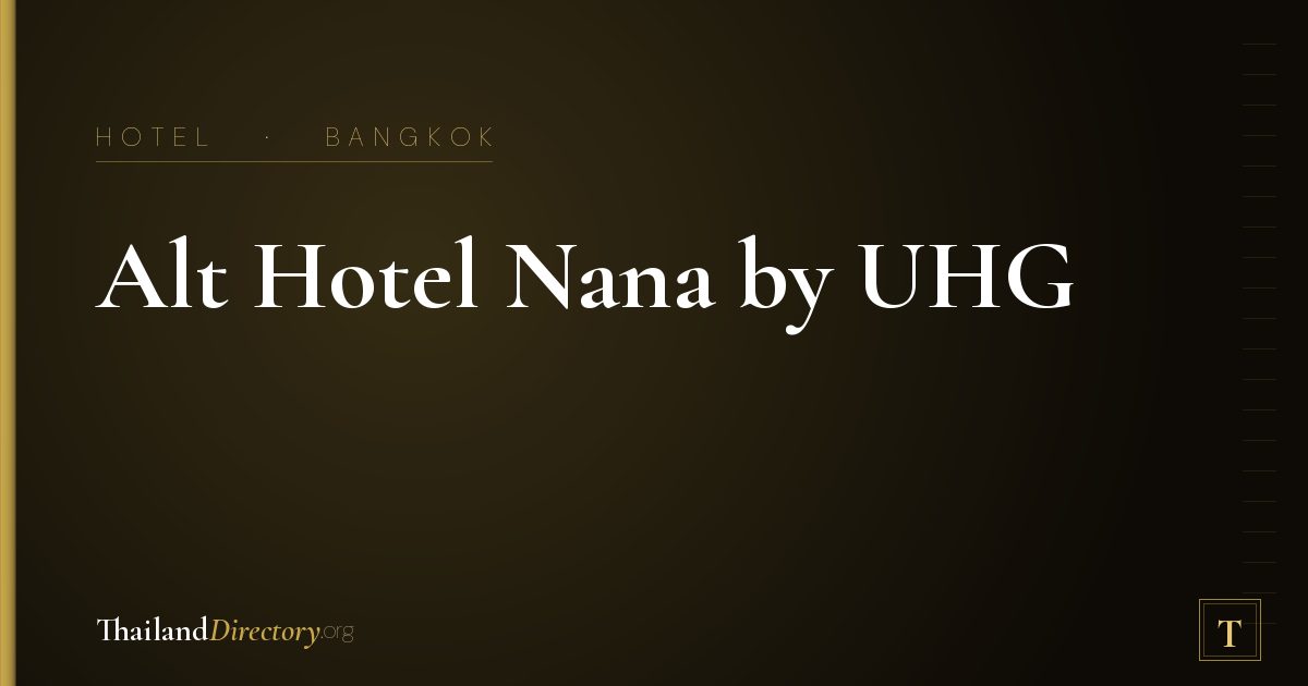 Alt Hotel Nana by UHG