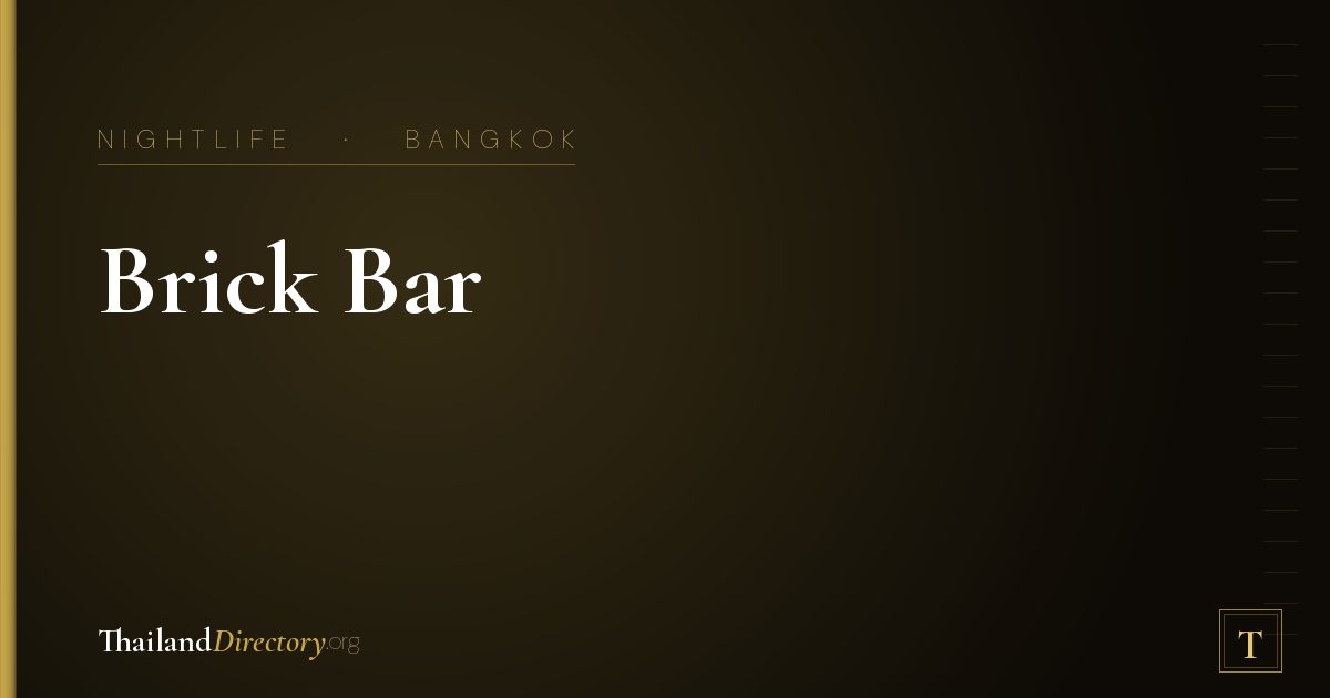 Brick Bar