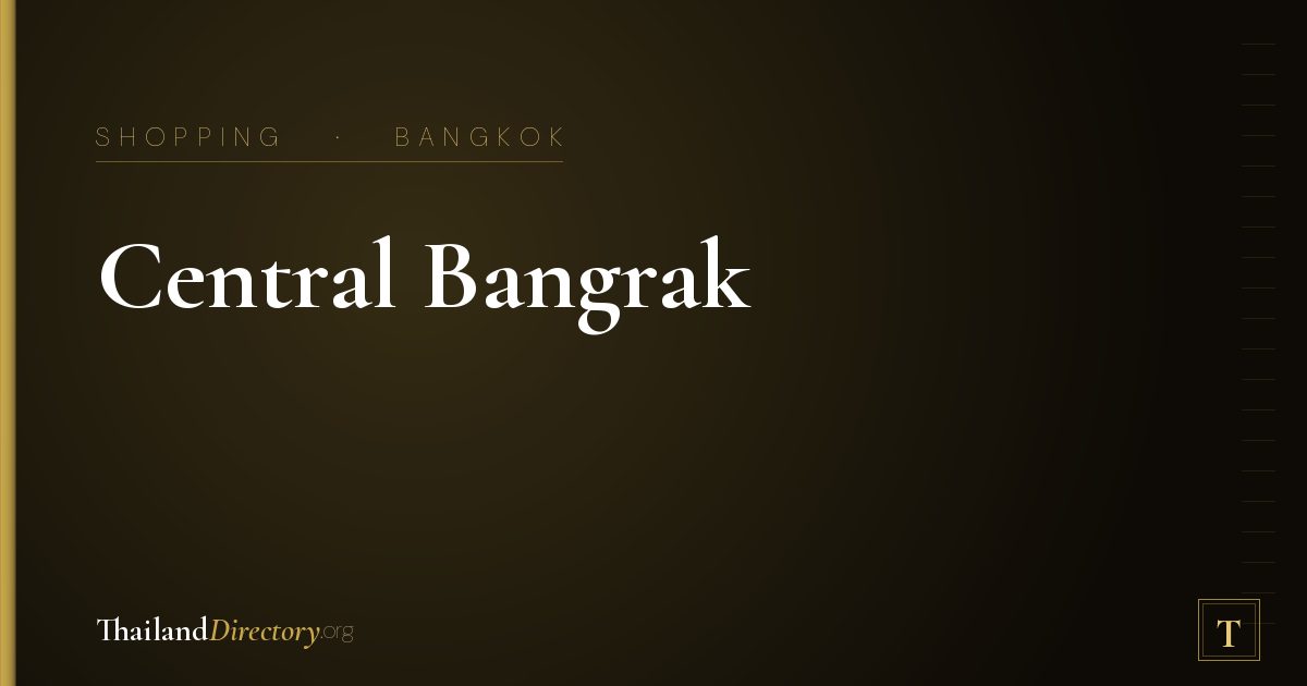Central Bangrak