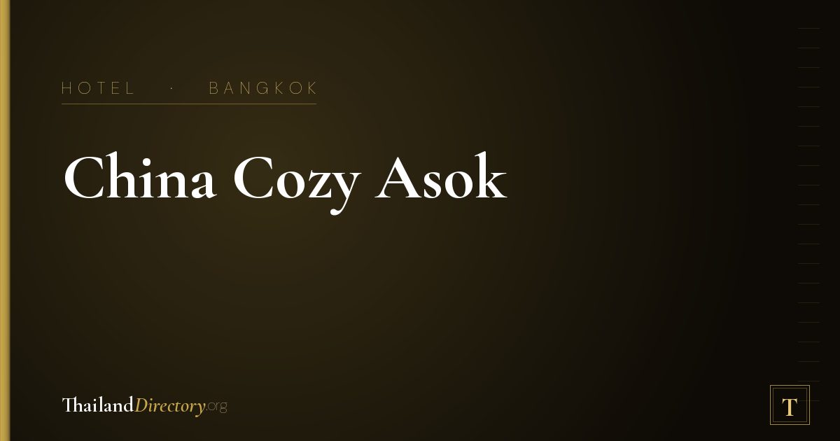 China Cozy Asok