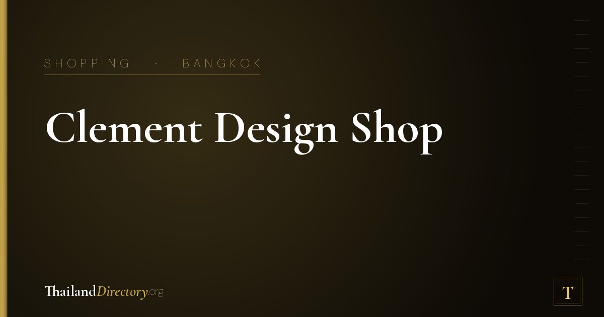 Clement Design Shop