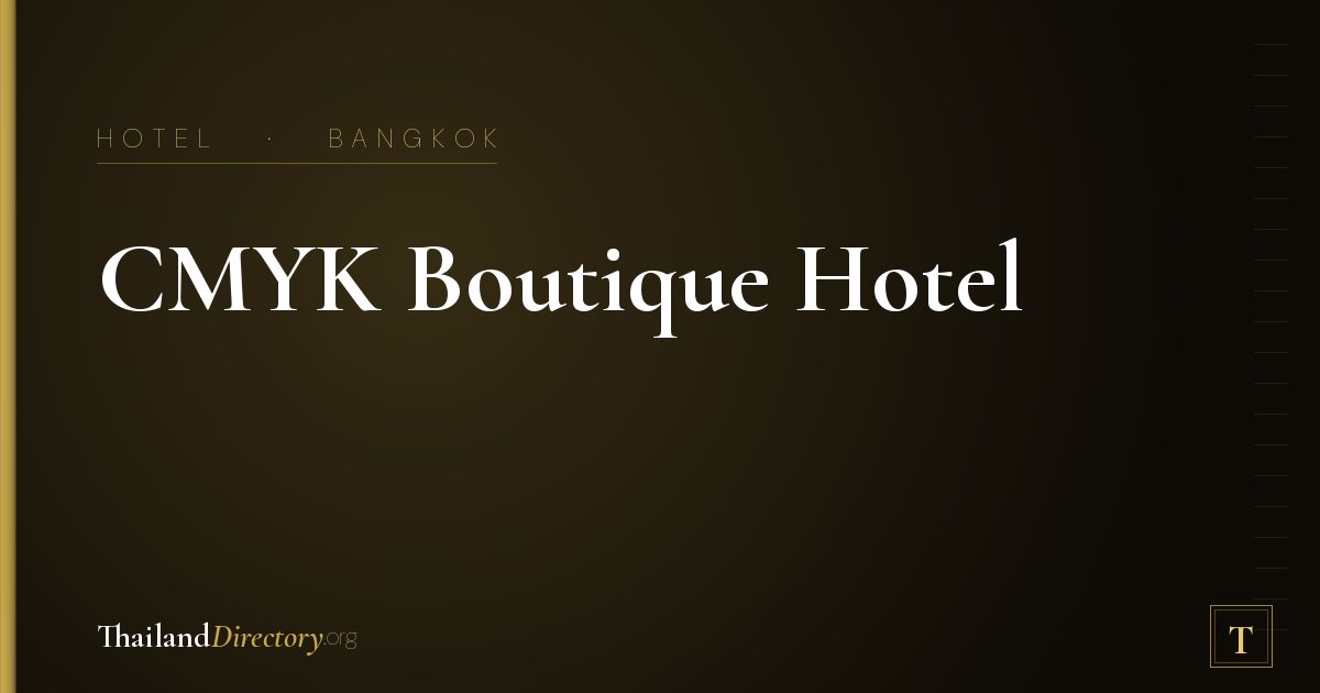 CMYK Boutique Hotel