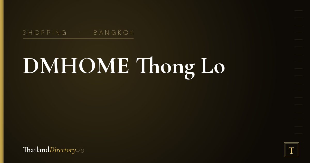 DMHOME Thong Lo