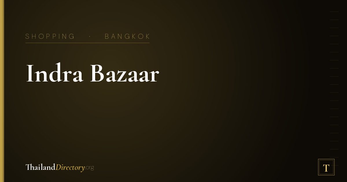 Indra Bazaar