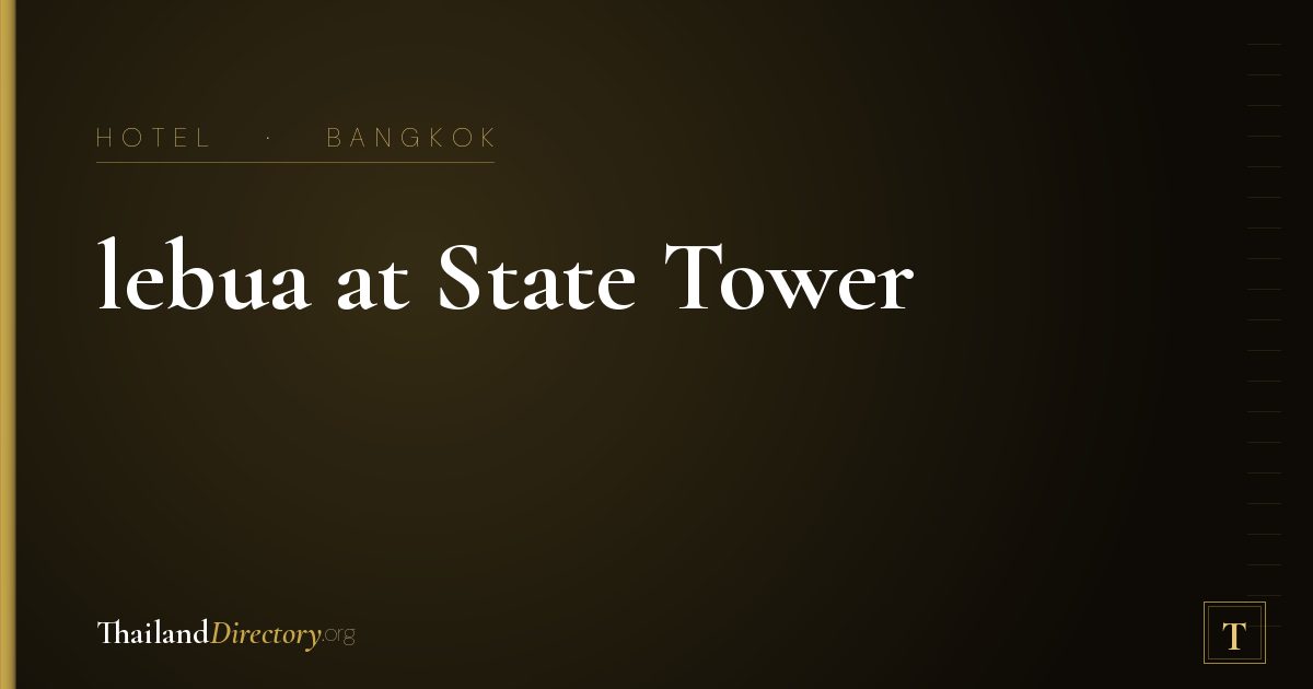 lebua at State Tower