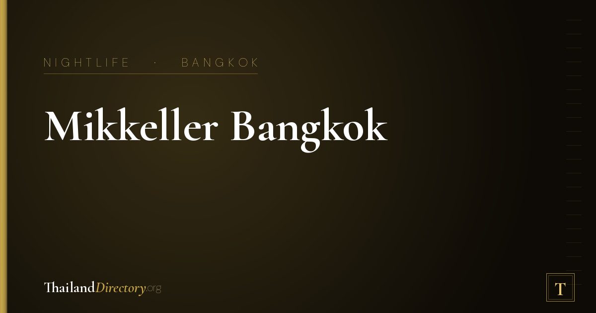 Mikkeller Bangkok
