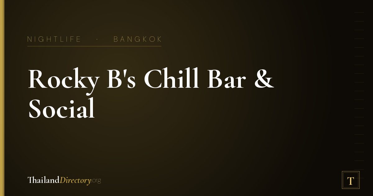 Rocky B's Chill Bar & Social Club
