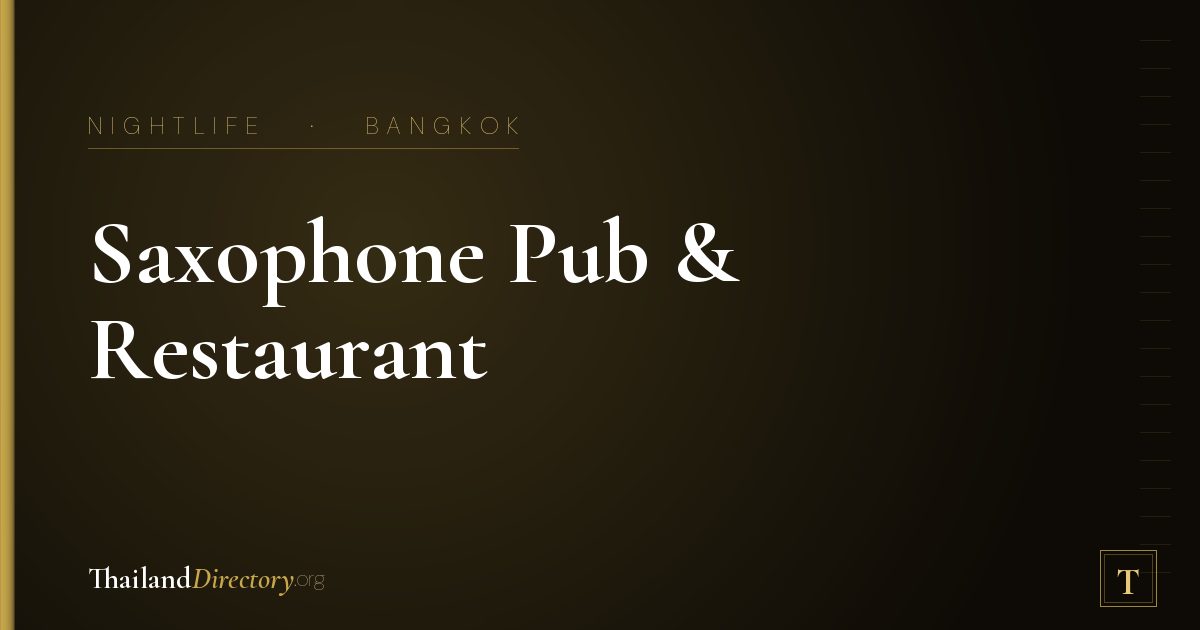 Saxophone Pub & Restaurant