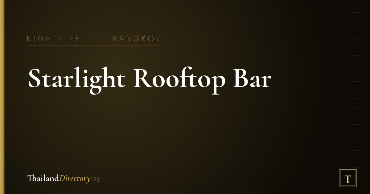 Starlight Rooftop Bar