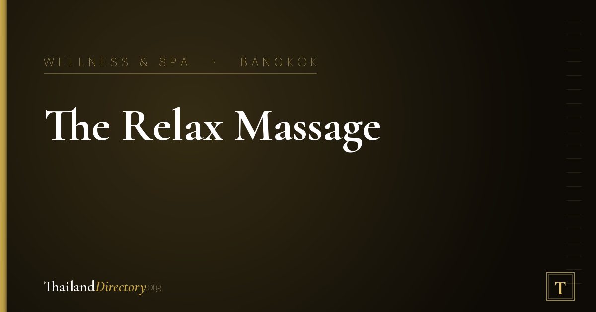 The Relax Massage