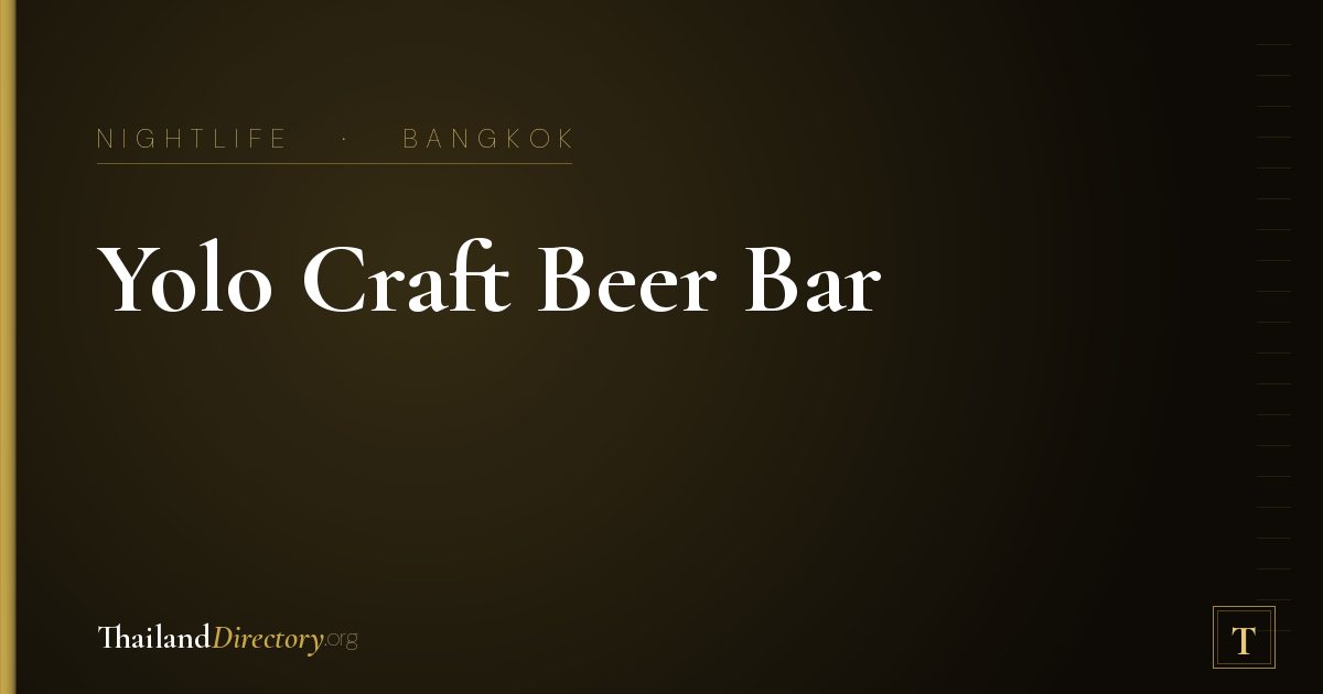 Yolo Craft Beer Bar